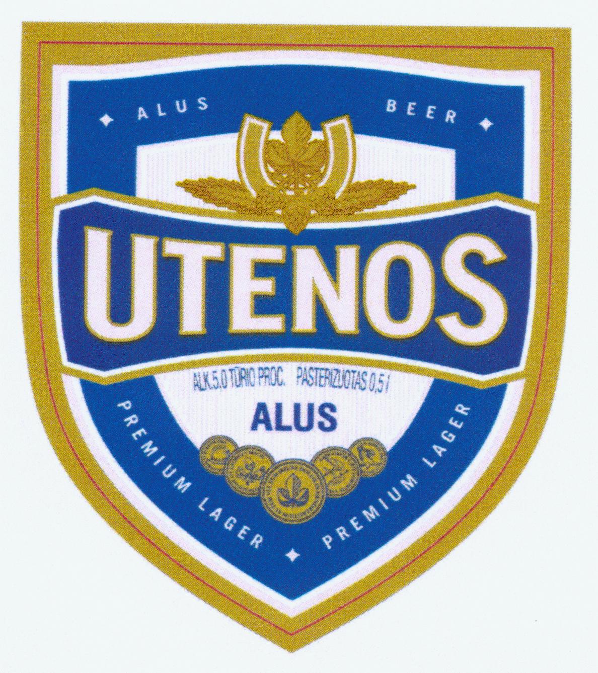 Prekės ženklas: UTENOS ALUS PREMIUM LAGER